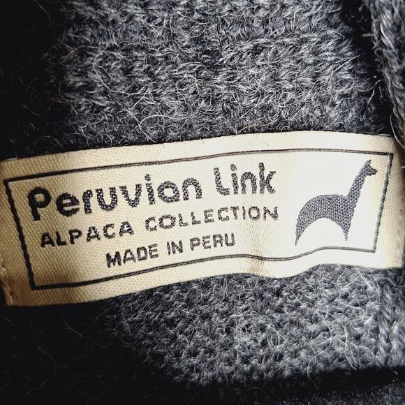 Peruvian Link Alpaca Collection Sweater Vest Women's Ribbed Waterfall Long O/S - Picture 3 of 8